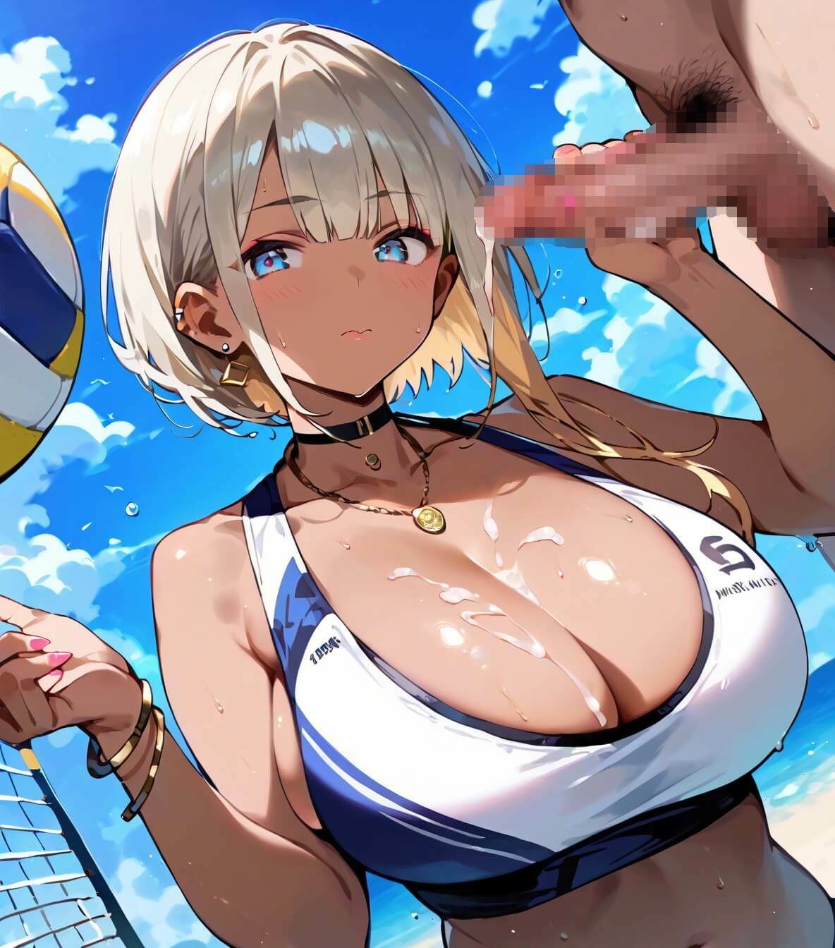 サンプル画像5:ビーチバレーの罰ゲームはセックスです！！6【厳選250枚収録】(ほわいとえんじぇる) [d_696466]