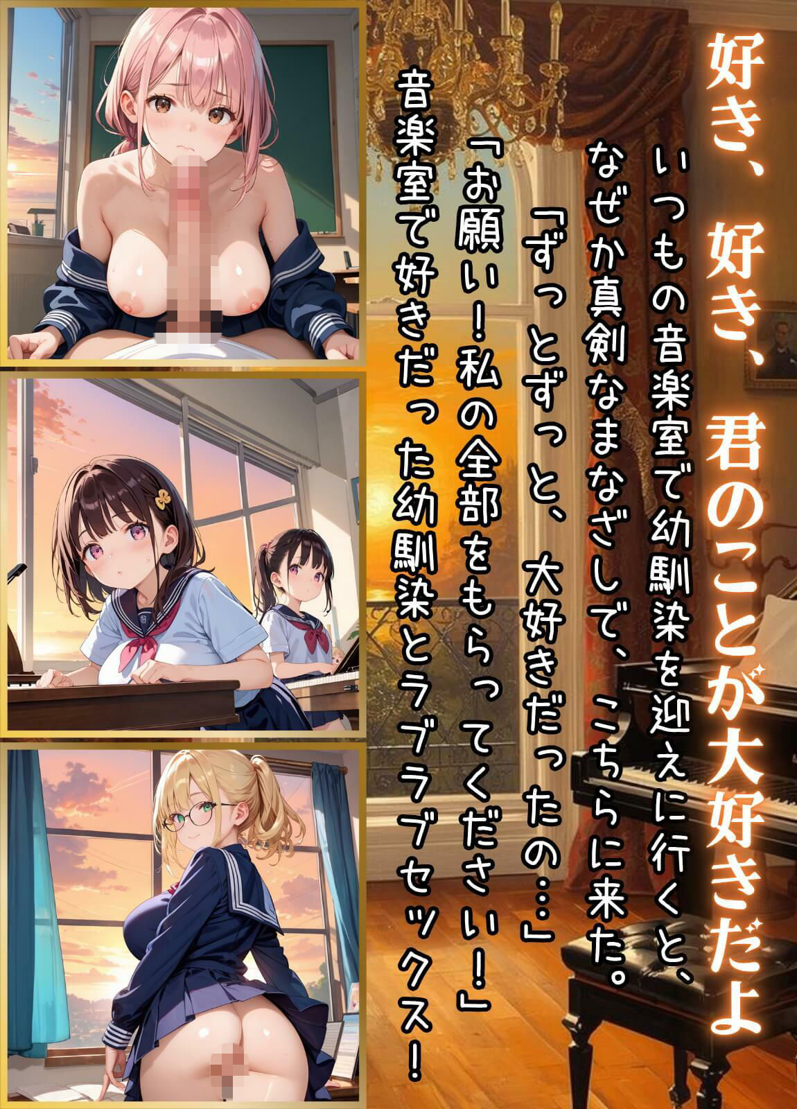 音楽室で君に誘われて…4【厳選CG260枚】 画像1