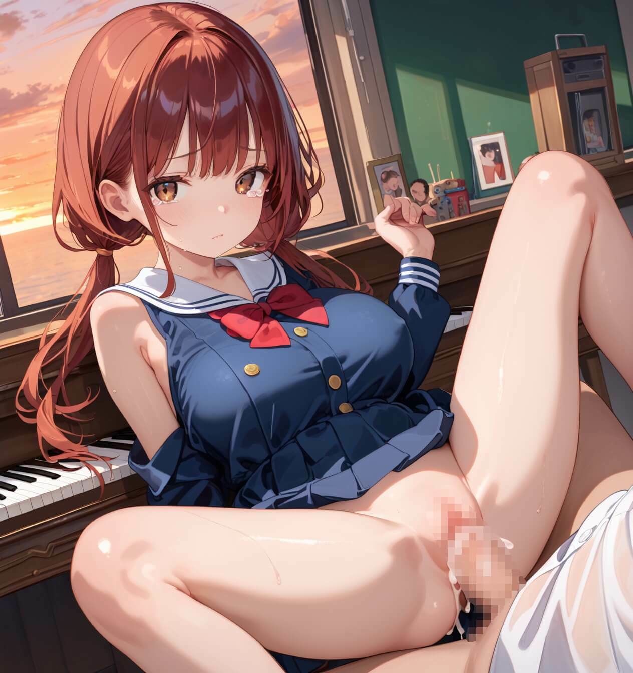 サンプル画像4:音楽室で君に誘われて…5【厳選CG260枚】(おねだり本舗) [d_696473]