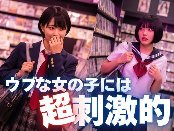 サンプル画像1:AVショップに迷い込んだ制服ガール(AI-AYA) [d_696567]