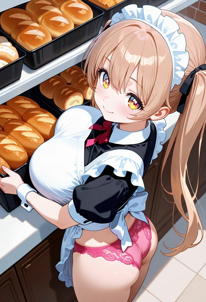 サンプル画像2:ツインテールのパン屋さん  〜朝焼けの香りと、密室の秘密〜(月夜にだけ許されること) [d_696612]