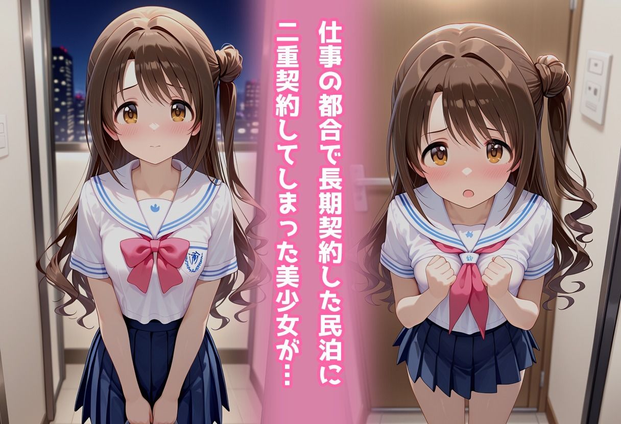 民泊トラブル！？…美少女と突然の強●ルームシェア性活 〜島●卯月編〜 エロ漫画2