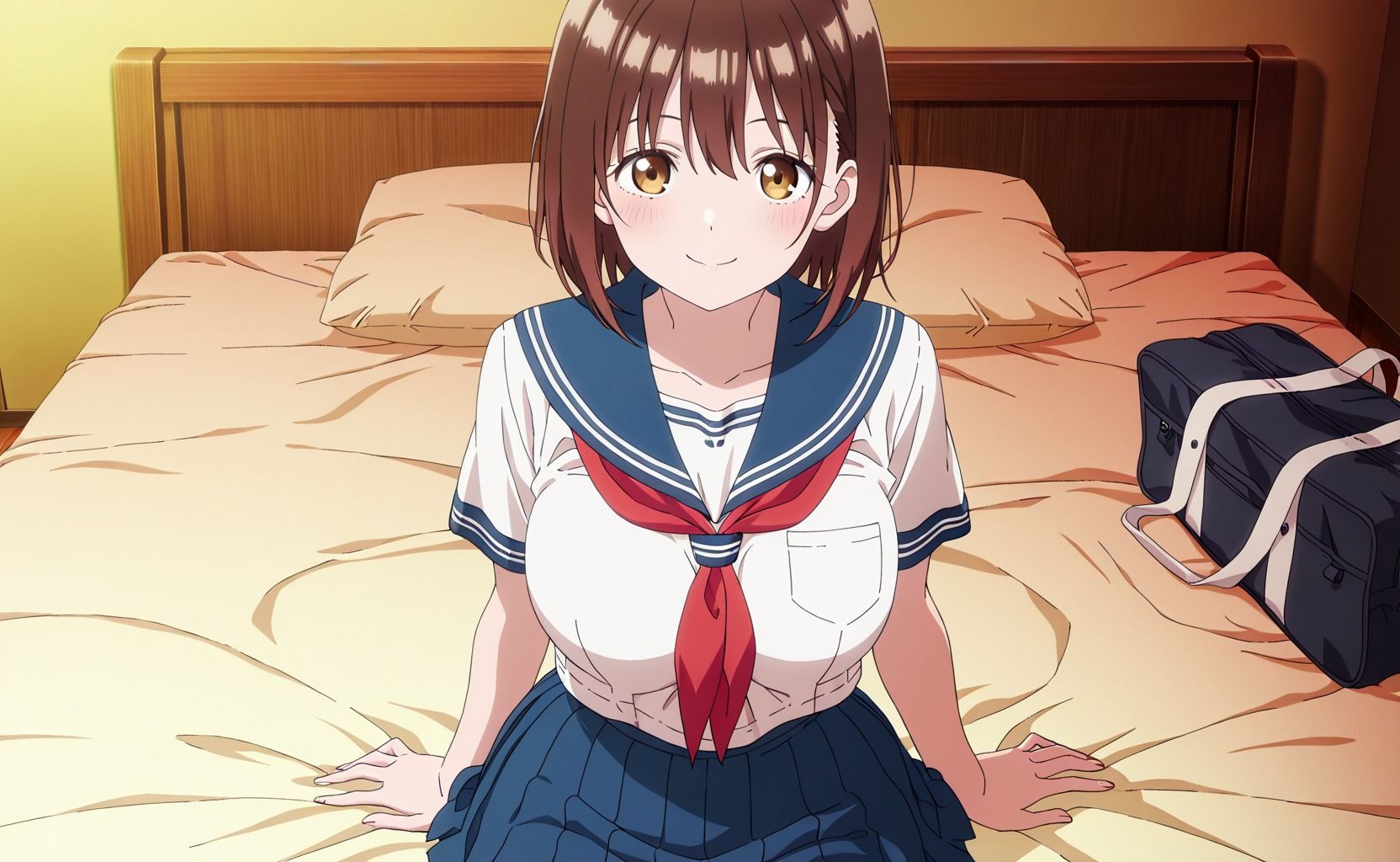 恋愛禁止の学園で巨乳マネージャーを飼っている話 画像1