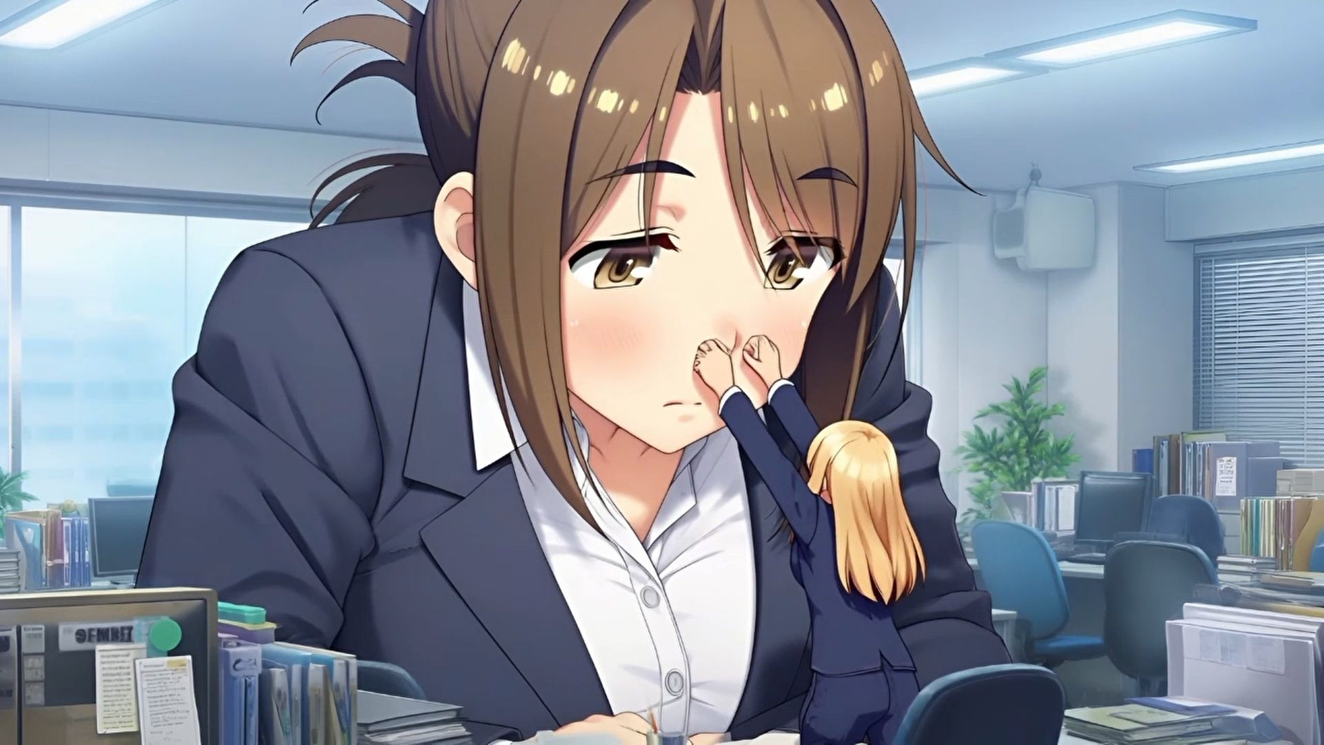 【超自信作!】巨大娘くしゃみ集フルアニメーション!/ Giantess Sneeze Full Animation! 画像2