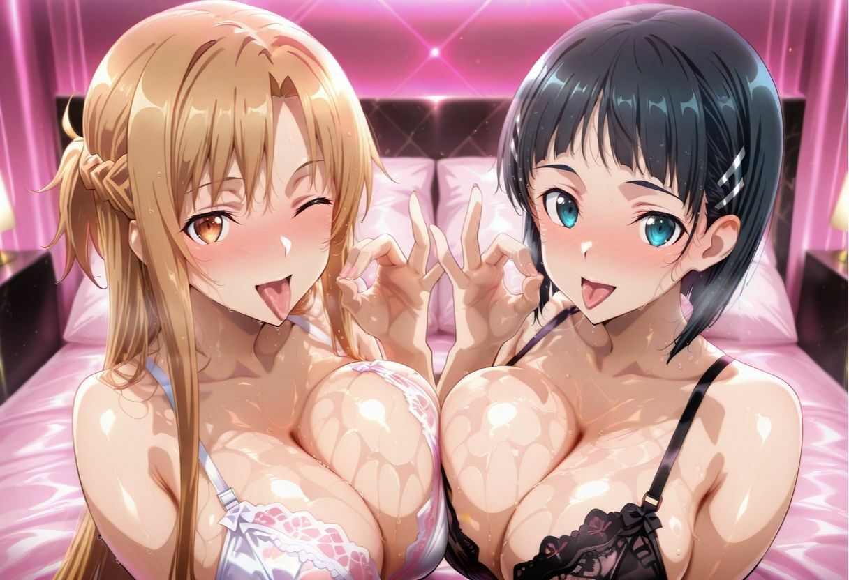 サンプル画像1:性処理ヒロイン  結城明〇奈＆桐〇谷直葉  編(つぐみ) [d_696961]