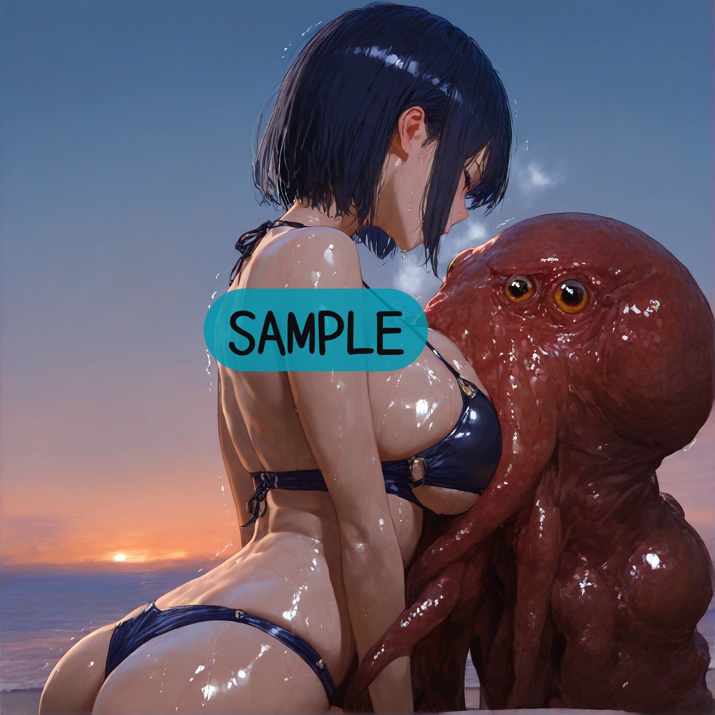 サンプル画像1:海の日(ショックしゅう) [d_696992]