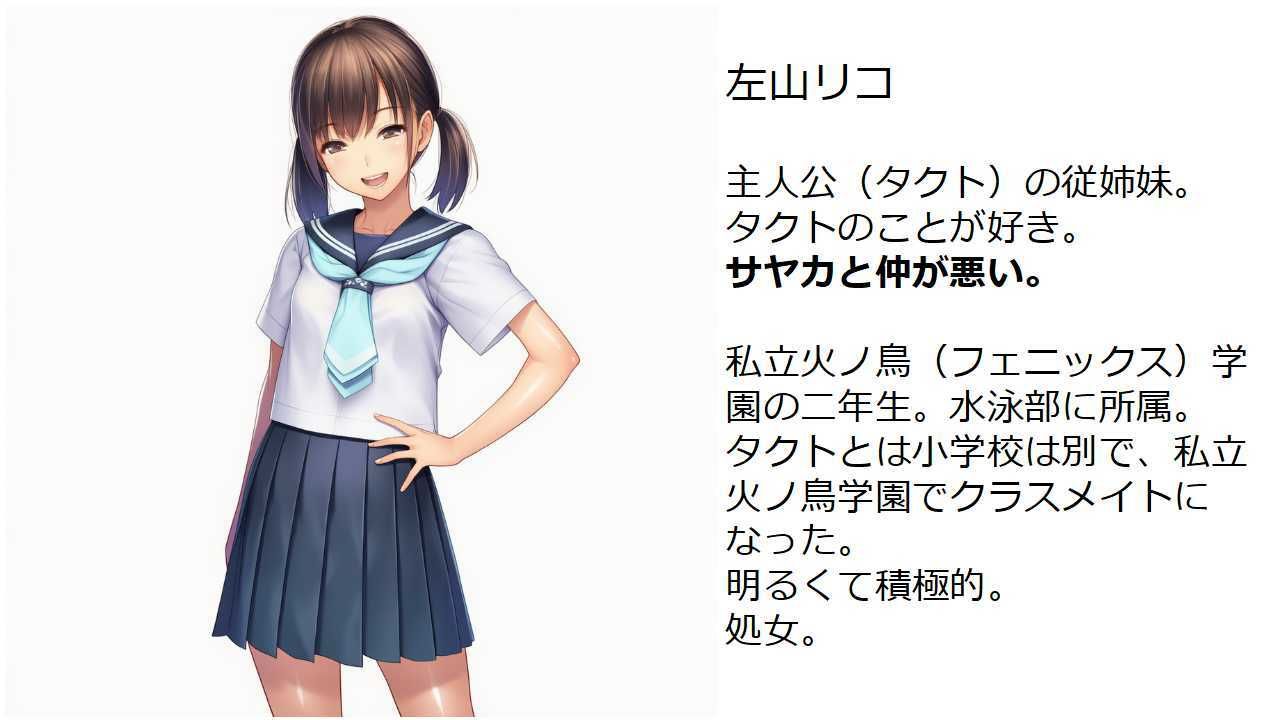 サンプル画像2:水泳部の三角関係〜俺の幼馴染とイトコが修羅場な件〜(しろさわくろ) [d_697063]