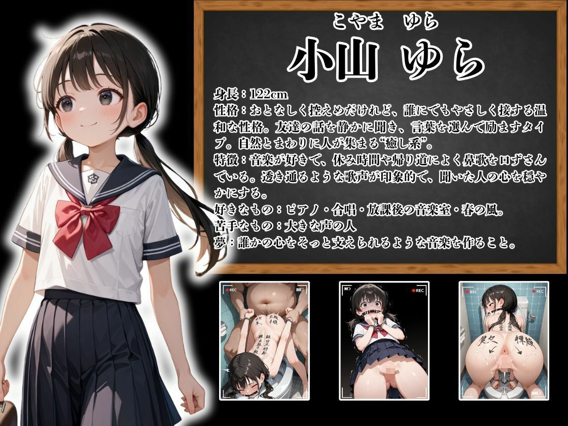 肉便器～キモおじ達の肉便器にされる可愛い生徒達～【小山ゆら編】1