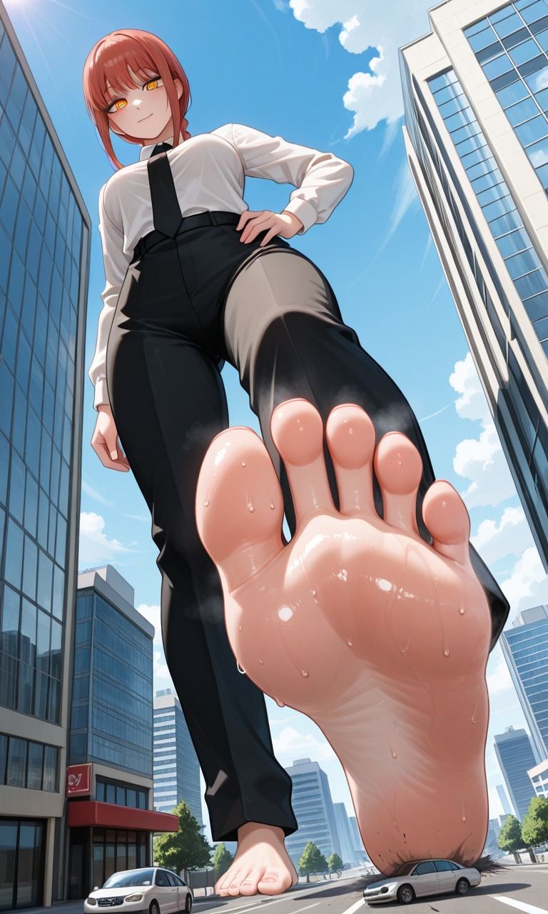 サンプル画像4:巨大なしはいの足裏(izumi) [d_697156]