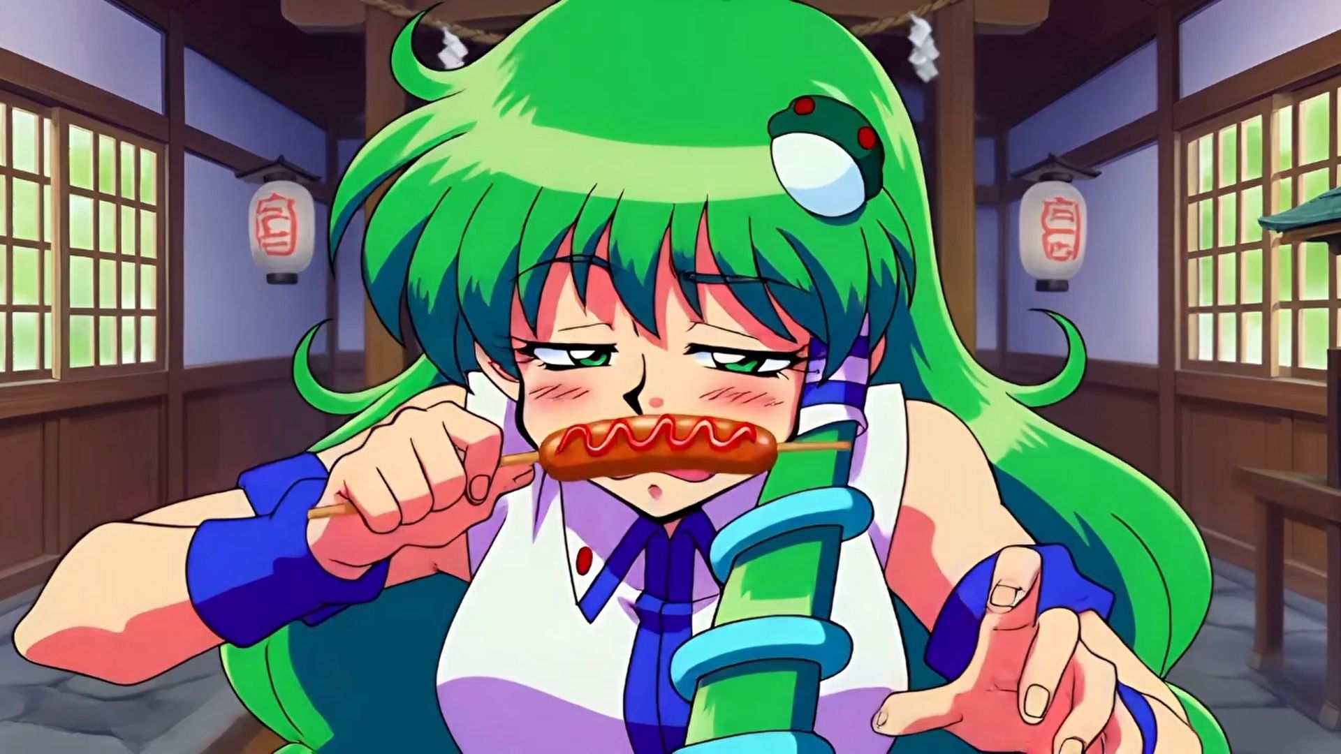 【くしゃみフェチ】東方鼻肉棒【フルアニメ！】/ Touhou Ladies Sneeze on Your Sausage！ （Full Anime） 画像3