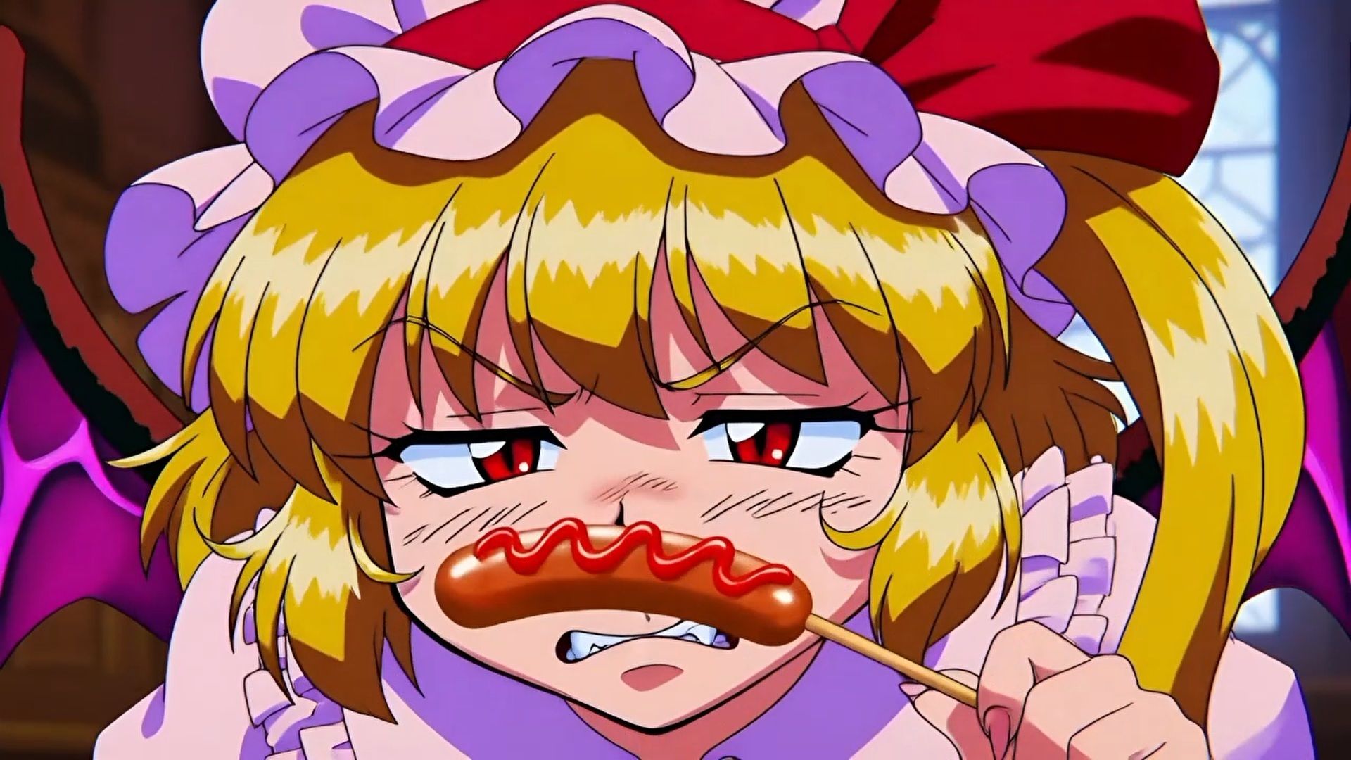 サンプル画像5:【くしゃみフェチ】東方鼻肉棒【フルアニメ！】/ Touhou Ladies Sneeze on Your Sausage！ （Full Anime）(くしゃみフェチ専門店) [d_697246]