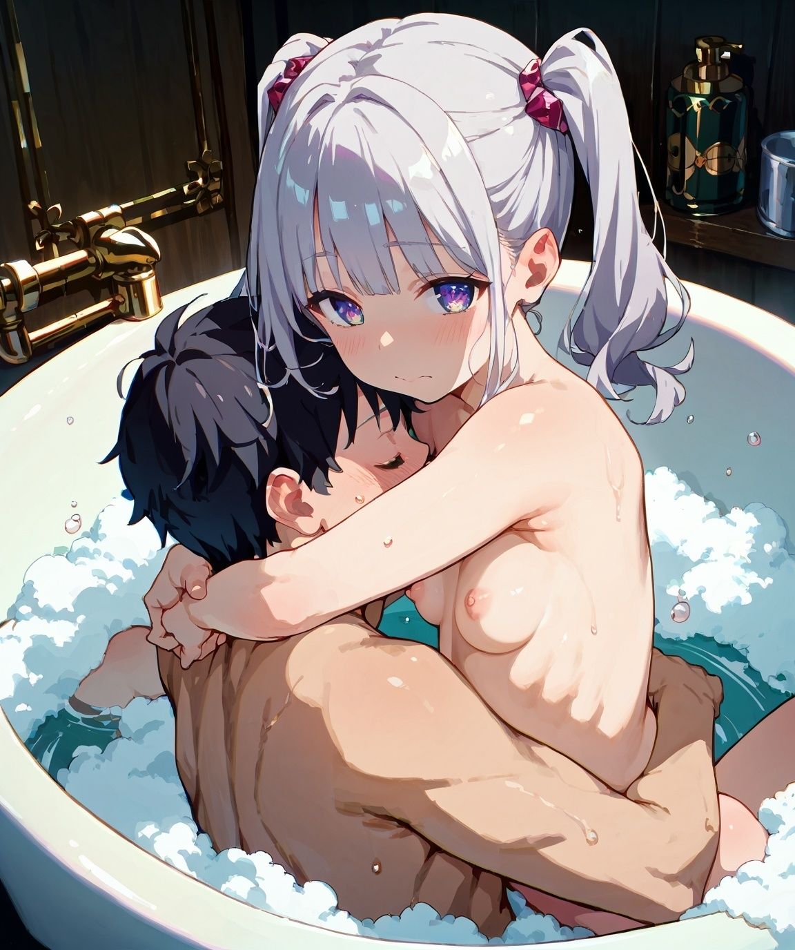 つるぺた●Kをお風呂で犯してみた。Vol.1_5