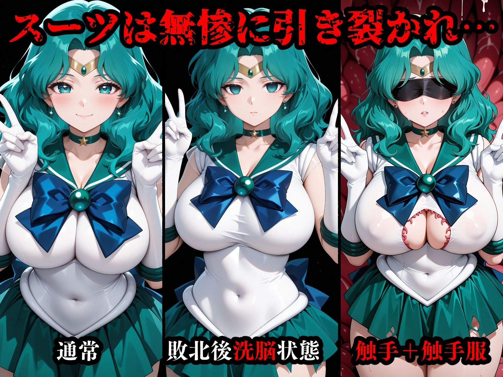 完全敗北ヒロインズ セーラーマー〇・ネ〇チューン 屈服するまでが変身ヒロインだ 画像2