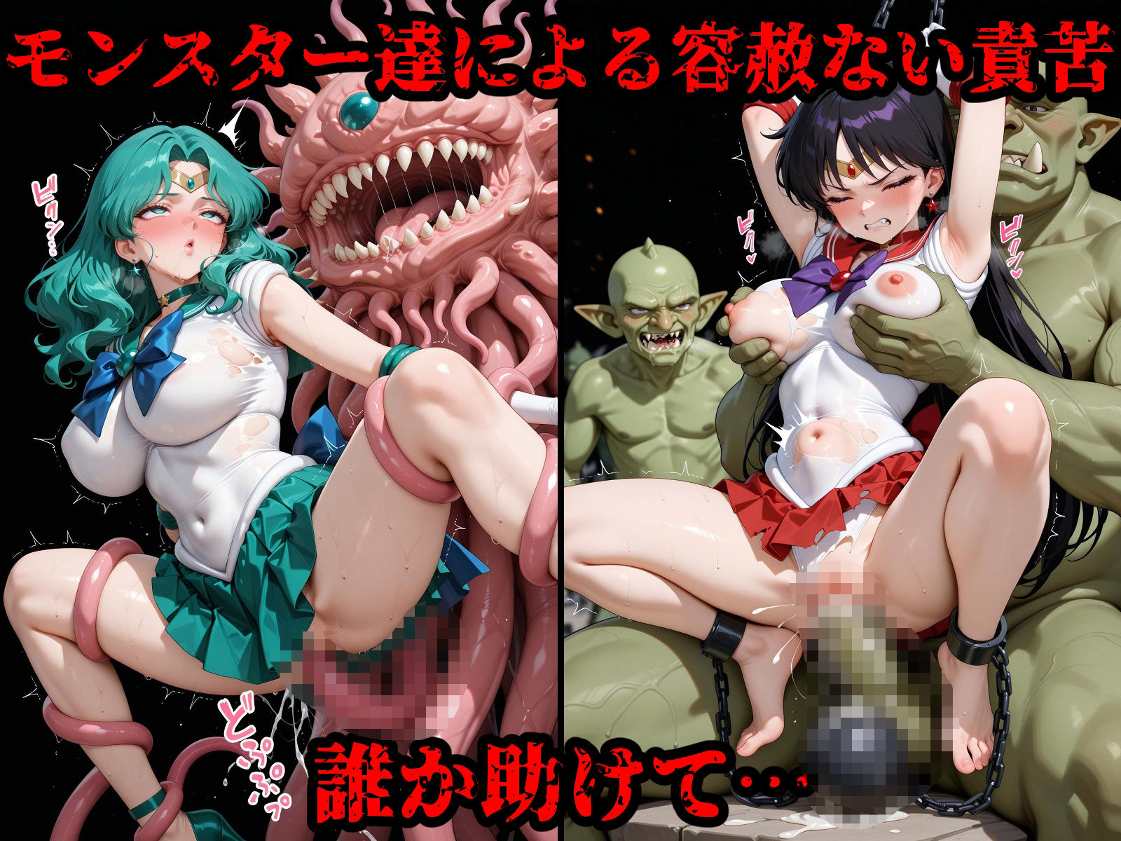 完全敗北ヒロインズ セーラーマー〇・ネ〇チューン 屈服するまでが変身ヒロインだ 画像8