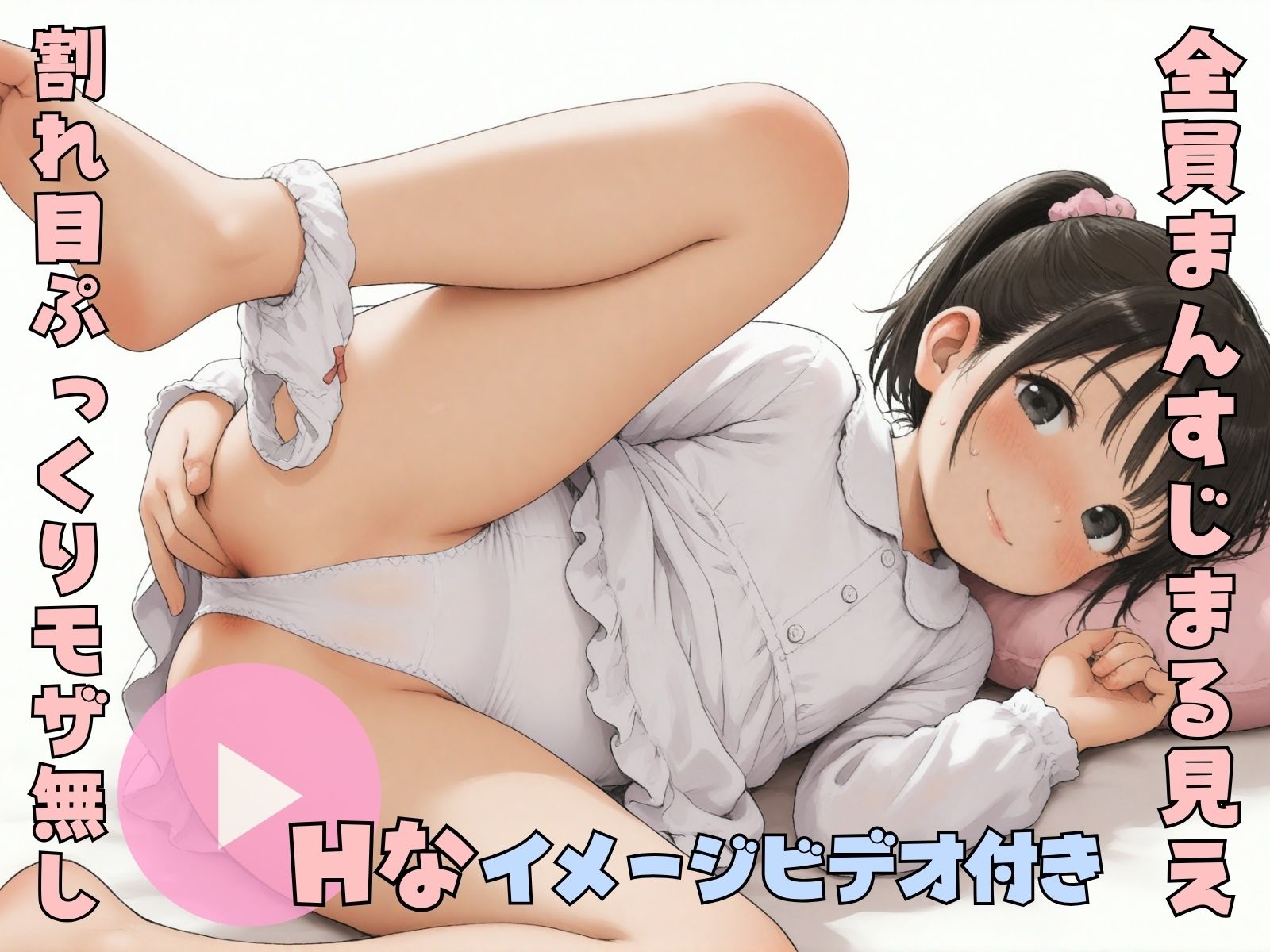 【アニメ&CG】割れ目も乳首も透けてしまうほどの薄生地レオタードを着せられるTEENSモデルたち1