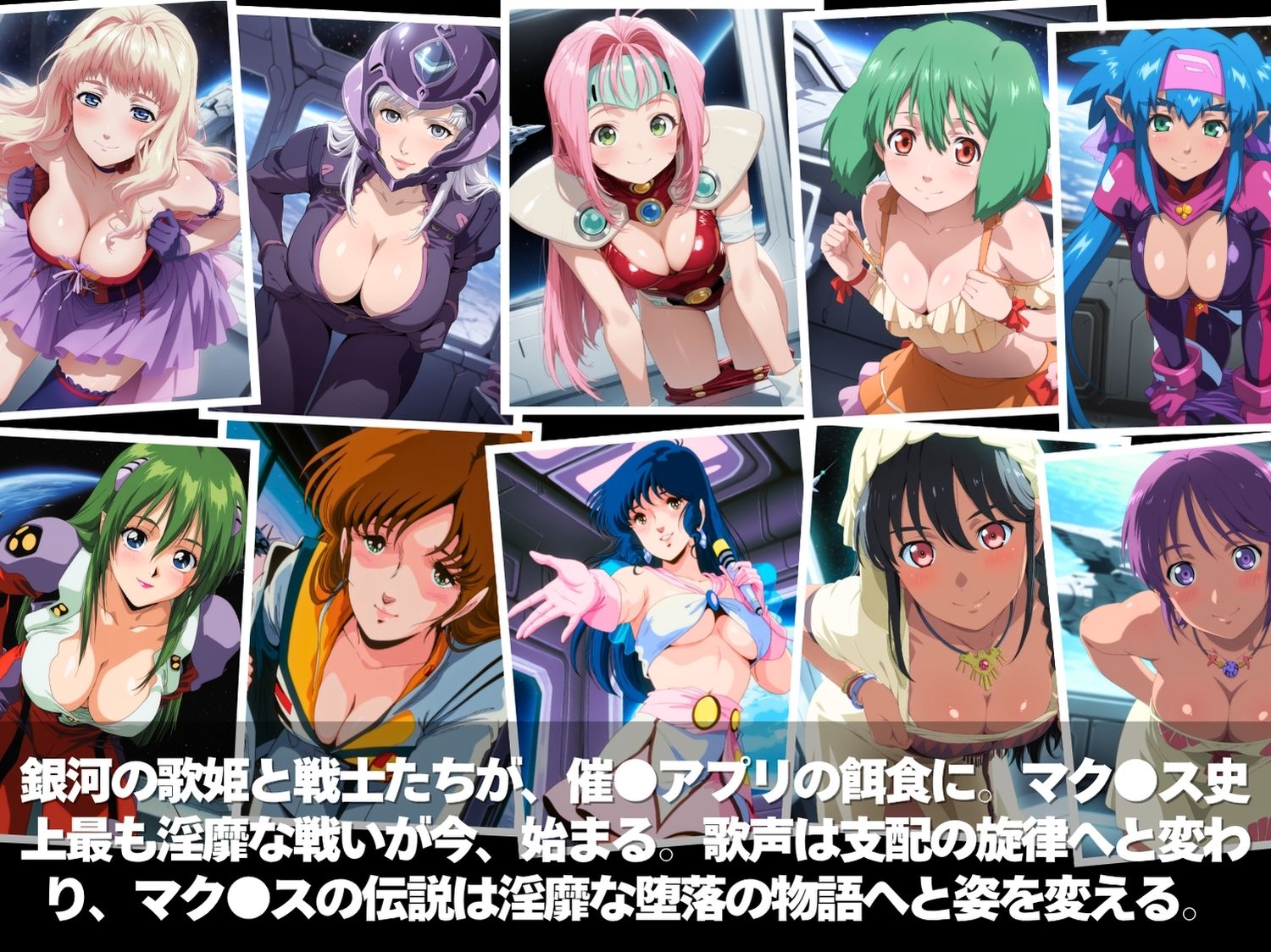 サンプル画像1:キモ男の逆襲。孕ませ完全征服！全員ペット化計画。肉便器の歌姫フロンティア。  〜マク●ス 編〜(ぽかぽかさんぽ) [d_697347]