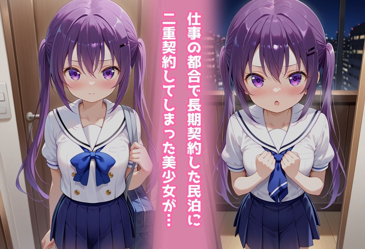 民泊トラブル！？…美少女と突然の強●ルームシェア性活 〜リゼ編〜 エロ漫画2