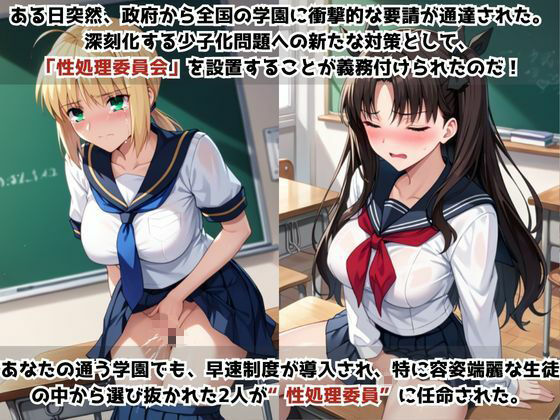 学校の性処理委員に任命されてしまったセ○バー&遠○凛の日常 画像1