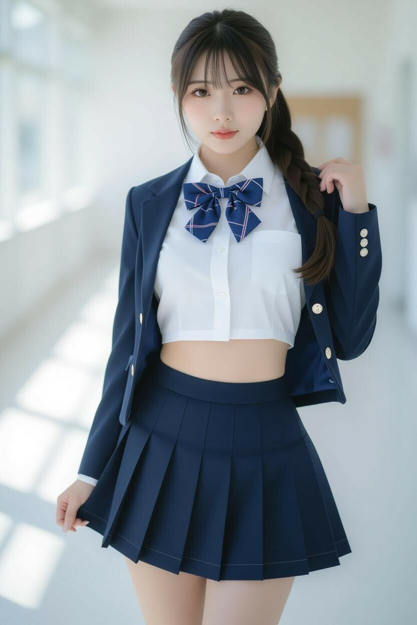 サンプル画像5:美少女JKりなちゃん写真集(萌の同人) [d_697672]