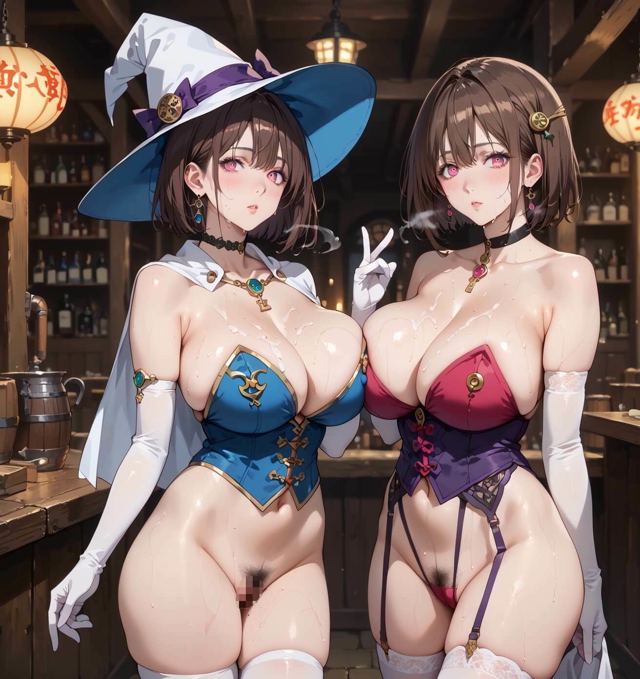 サンプル画像5:エロい魔女たちは、搾精の魔術を行使する5！200枚(びんびんドットコム) [d_697826]