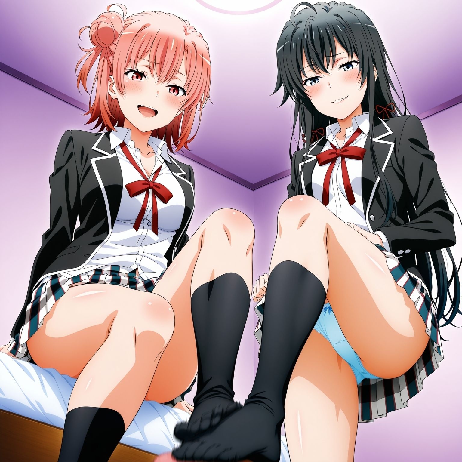 雪ノ下◯乃×由比ヶ浜◯衣 今日から一夫多妻制になりました 画像3