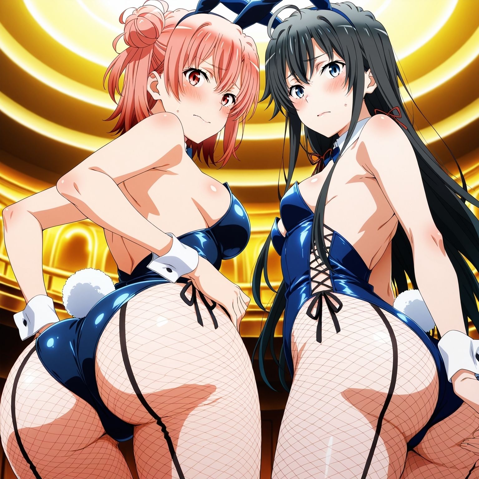 雪ノ下◯乃×由比ヶ浜◯衣 今日から一夫多妻制になりました 画像8