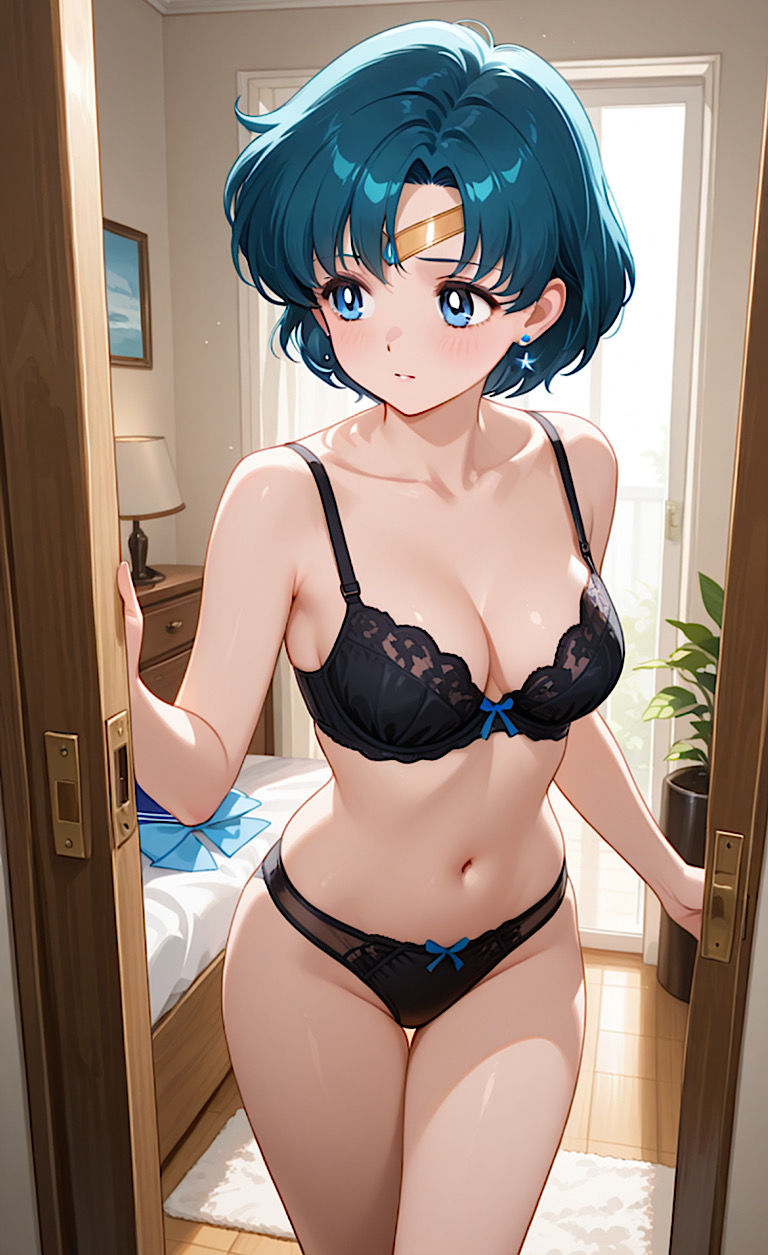 サンプル画像5:500枚★セーラームー◯【セーラー戦士達マーキュ◯ーヴィーナ◯マー◯】3人揃って月に変わってオシコおきよ★(紺のソックス) [d_697855]