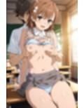 短パンのお姉ちゃんで有名な女子が・・・■カードの力で膨大な男子の妄想に