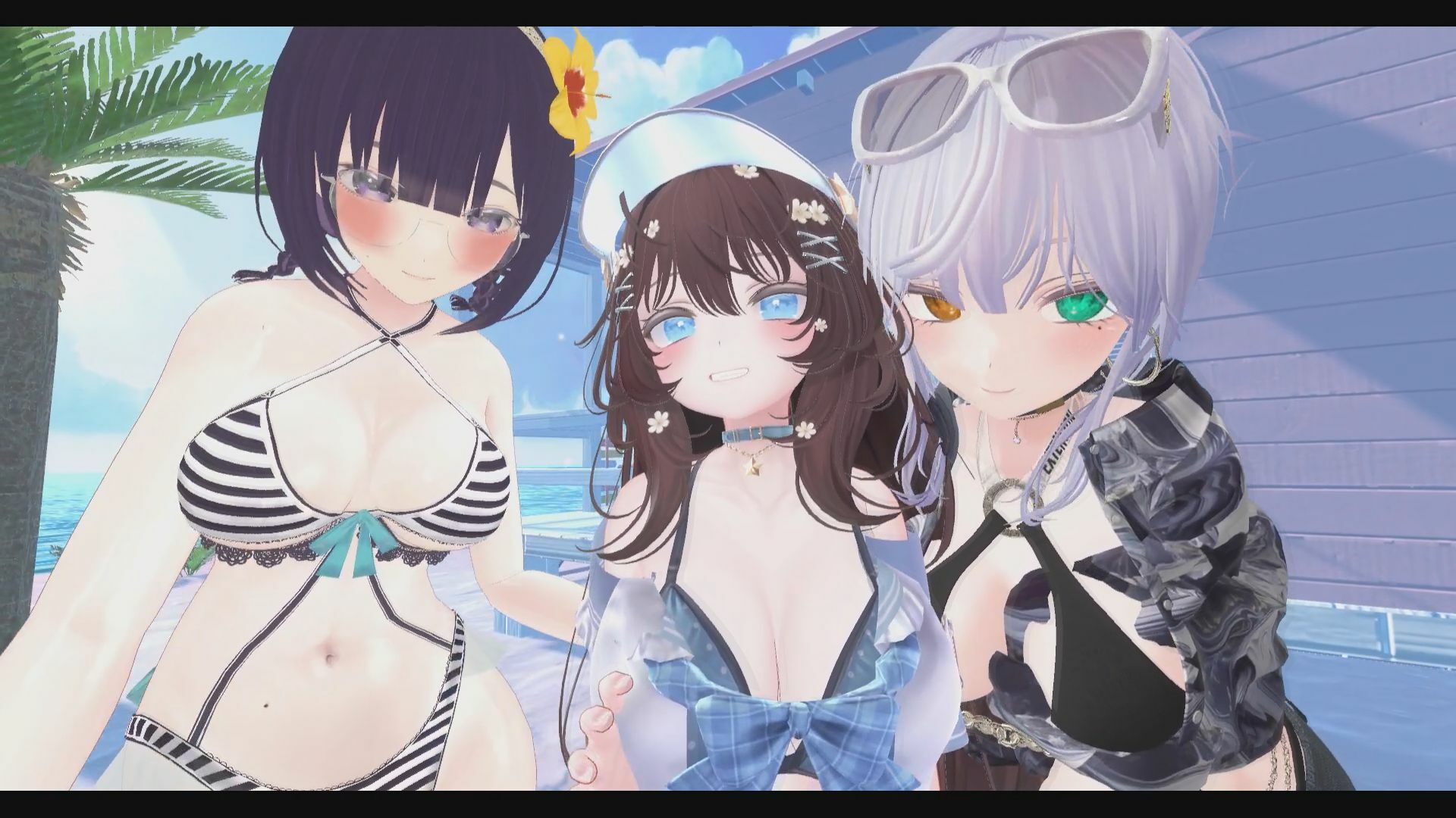 サンプル画像2:【参加者体感型】ポプロCVRプライベートリゾート百合H【ChilloutVR】(ポータルプロ) [d_697896]