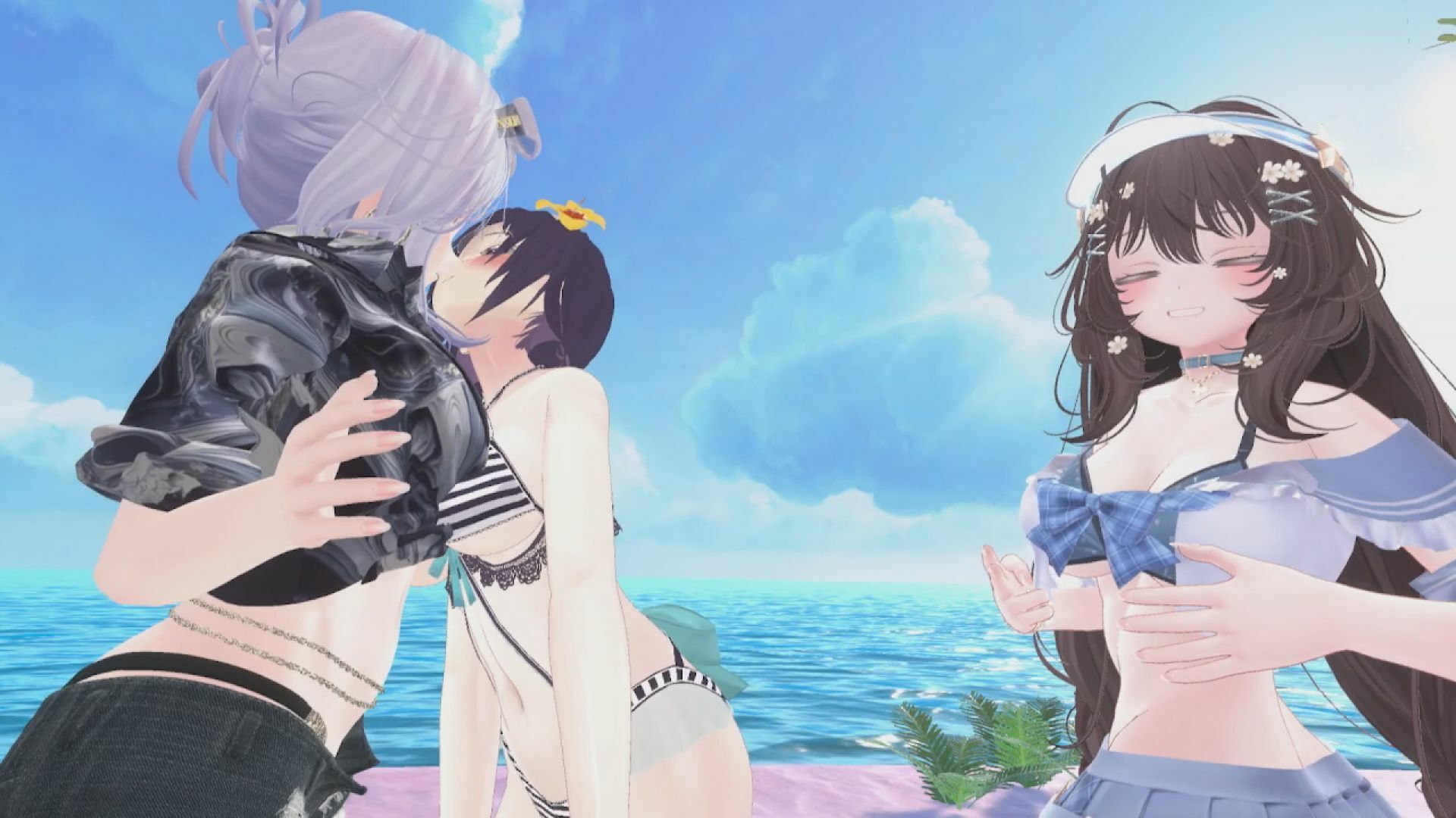 サンプル画像6:【参加者体感型】ポプロCVRプライベートリゾート百合H【ChilloutVR】(ポータルプロ) [d_697896]