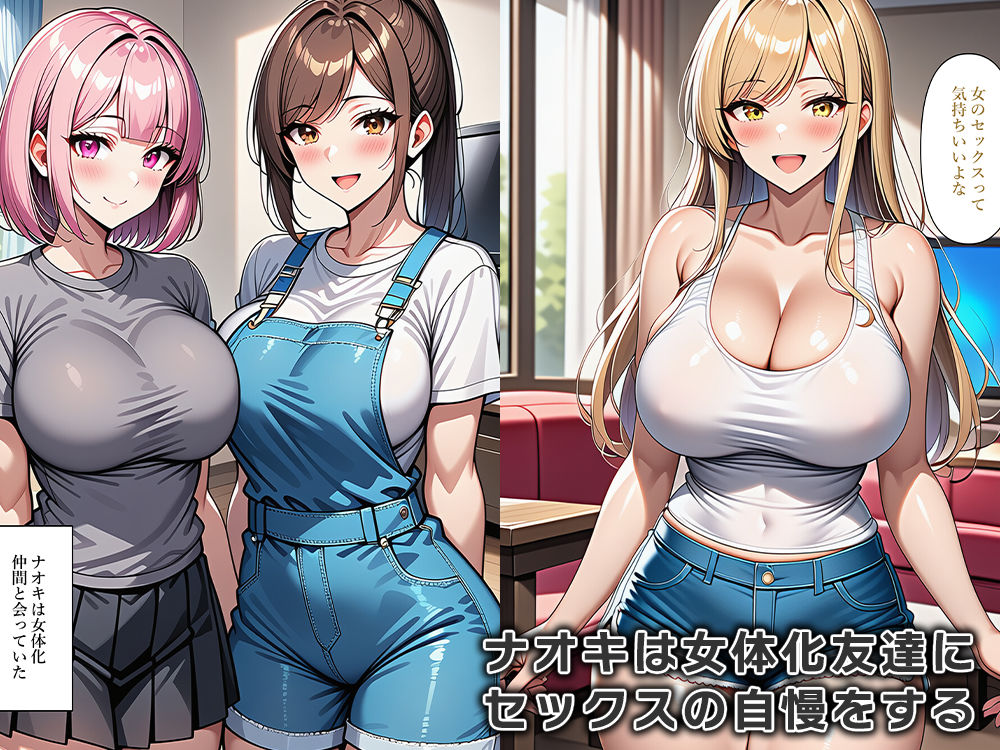 女体化ギャル達は僕の家に入り浸りセックスを求めてくる 画像6