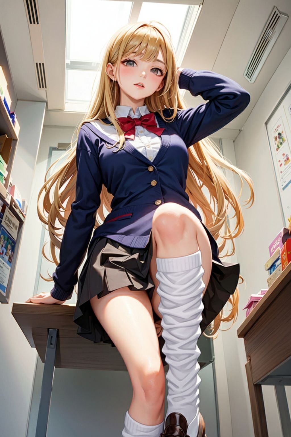 サンプル画像5:Lの誘惑 キュートな金髪シルキーロング(A_LOVE_A) [d_698005]