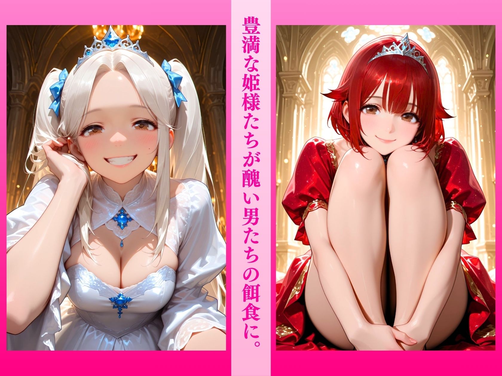 サンプル画像1:お姫様たちの処女献上〜弄ばれる豊満ボディ〜「これで国をお願いします」(ぷち☆ヘブン) [d_698126]