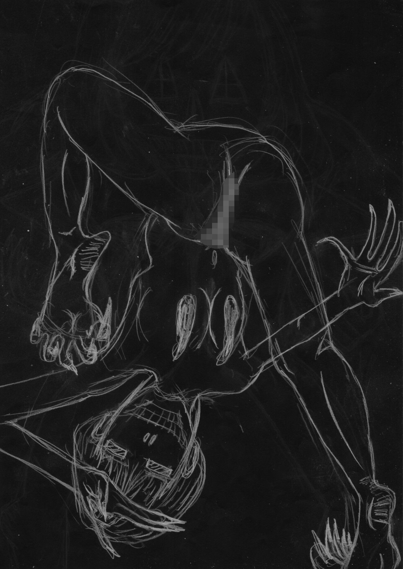 黒よりも黒いエロティックホラー黒戯絵集「マネキンポーズ10」 画像7