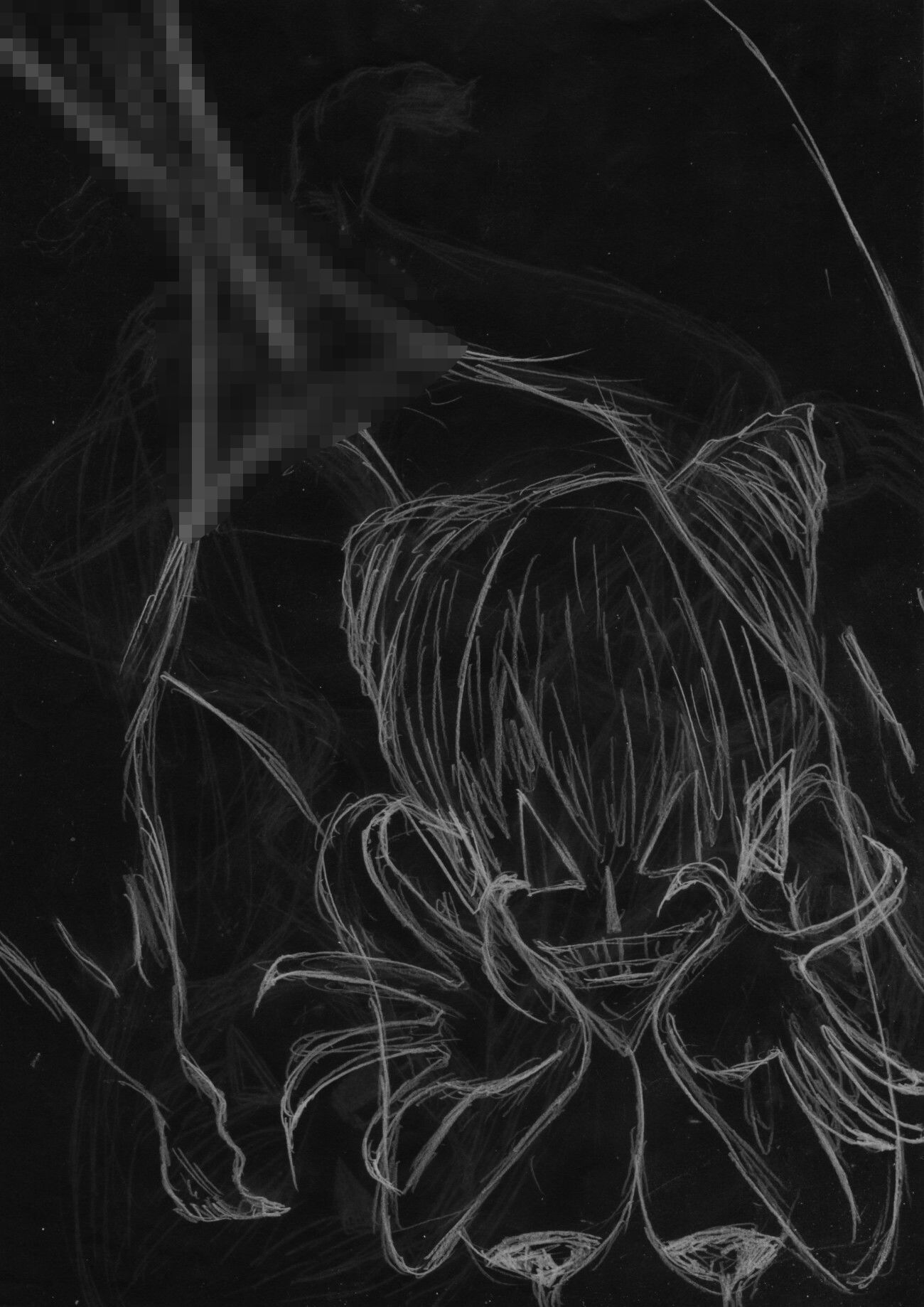 黒よりも黒いエロティックホラー黒戯絵集「マネキンポーズ10」 画像9