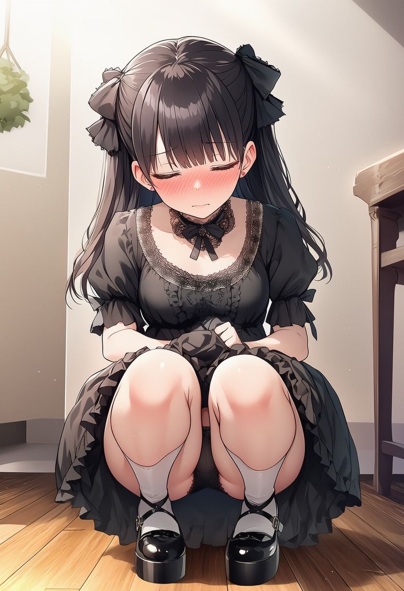 ゴスロリちゃんのしゃがみパンティー（500枚分） 画像10