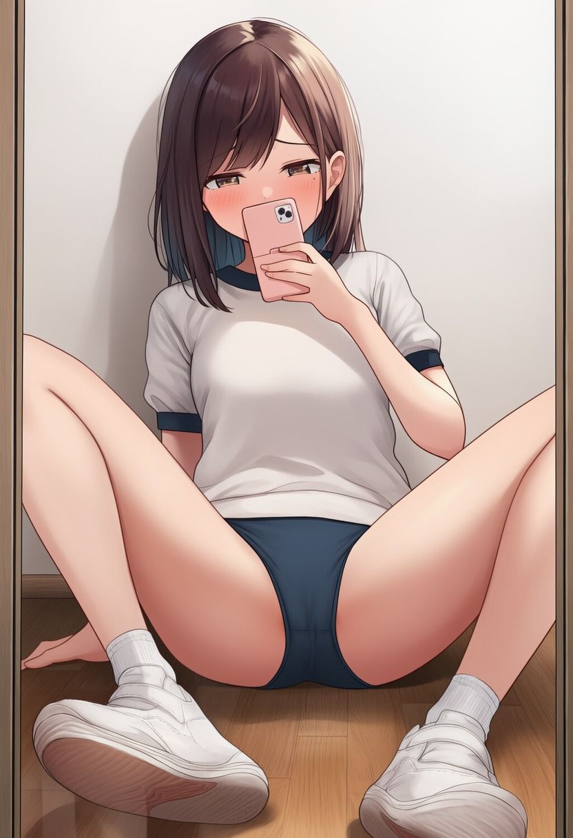 ブルマっこの自撮りM字開脚（500枚分） 画像8