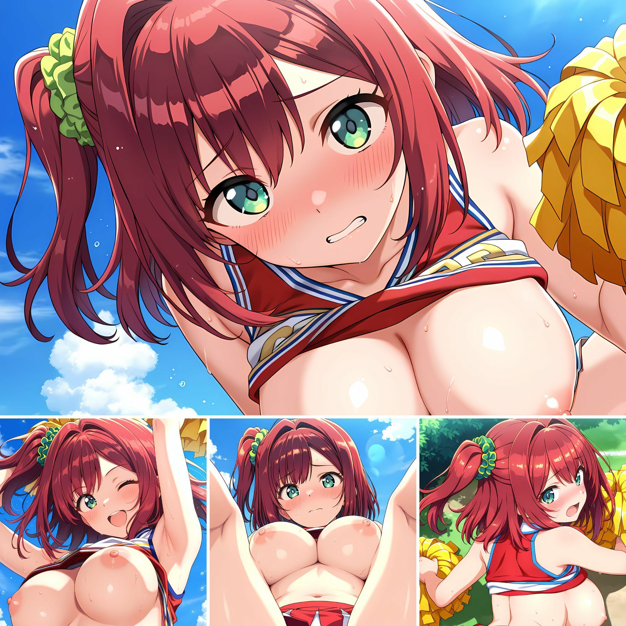 サンプル画像1:チアガールの応援CG集Vol.04(そーしAI研究所) [d_698242]