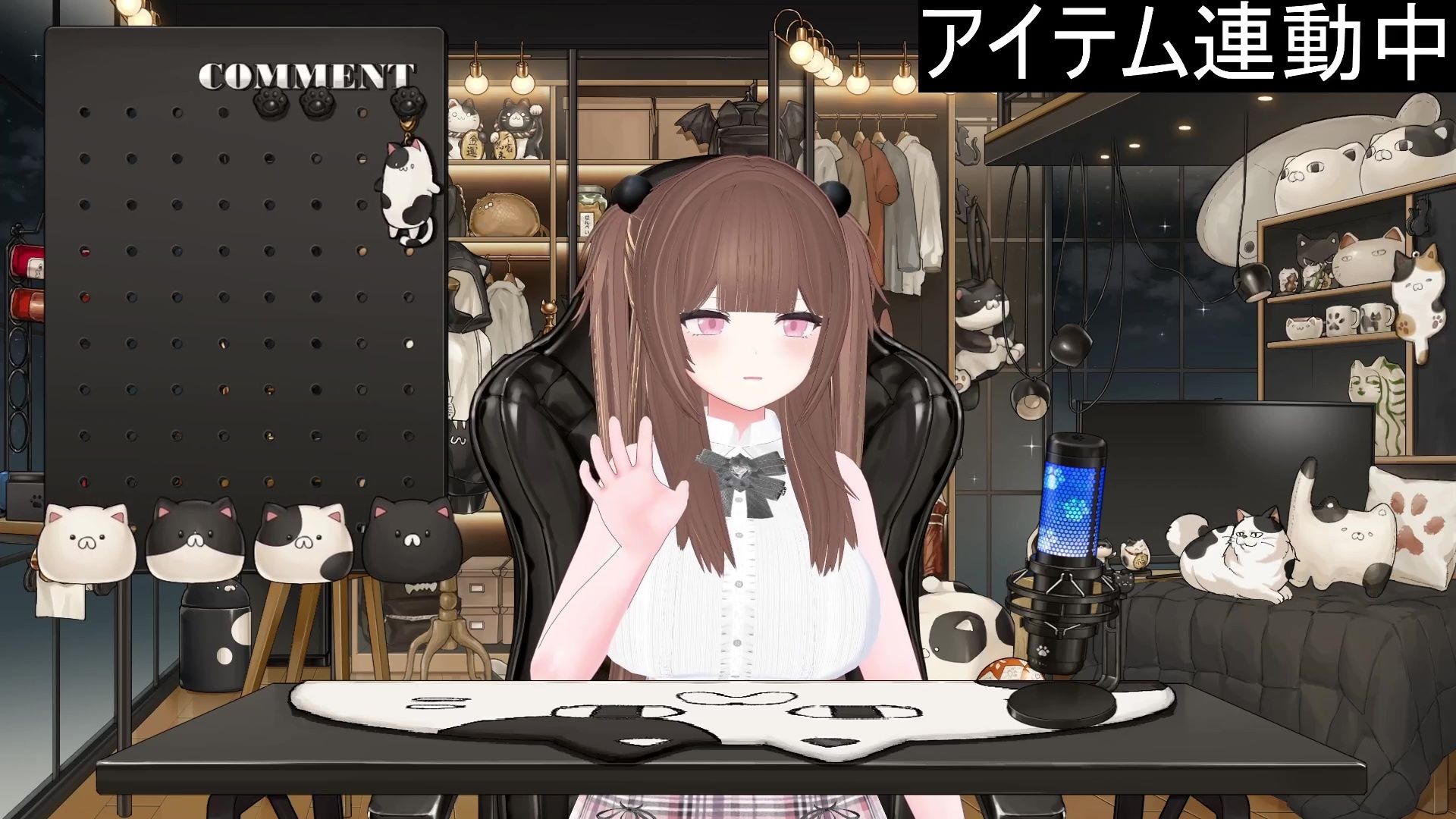 サンプル画像2:お盆休みあと雑談！！！（アイテム連動アリ）百合音リリィ(ポータルプロ) [d_698366]