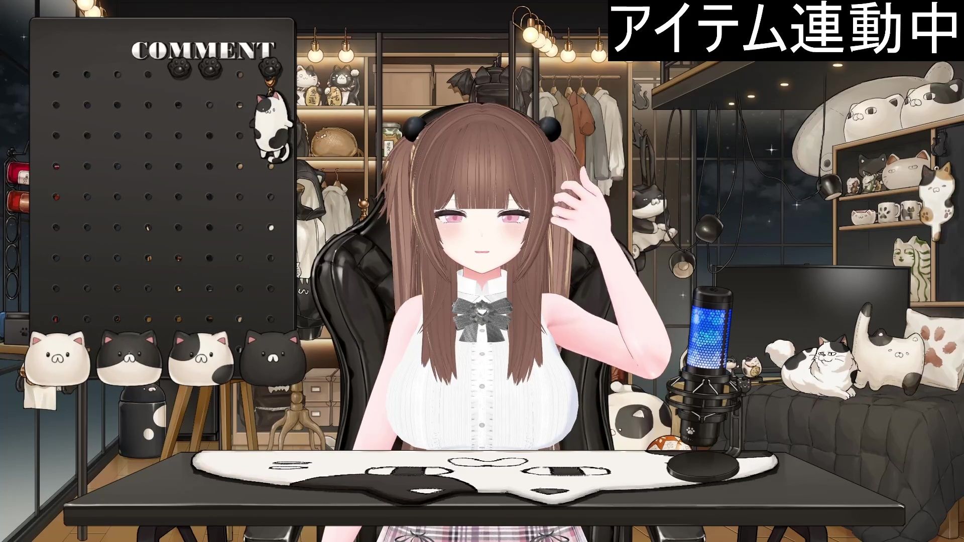 サンプル画像3:お盆休みあと雑談！！！（アイテム連動アリ）百合音リリィ(ポータルプロ) [d_698366]