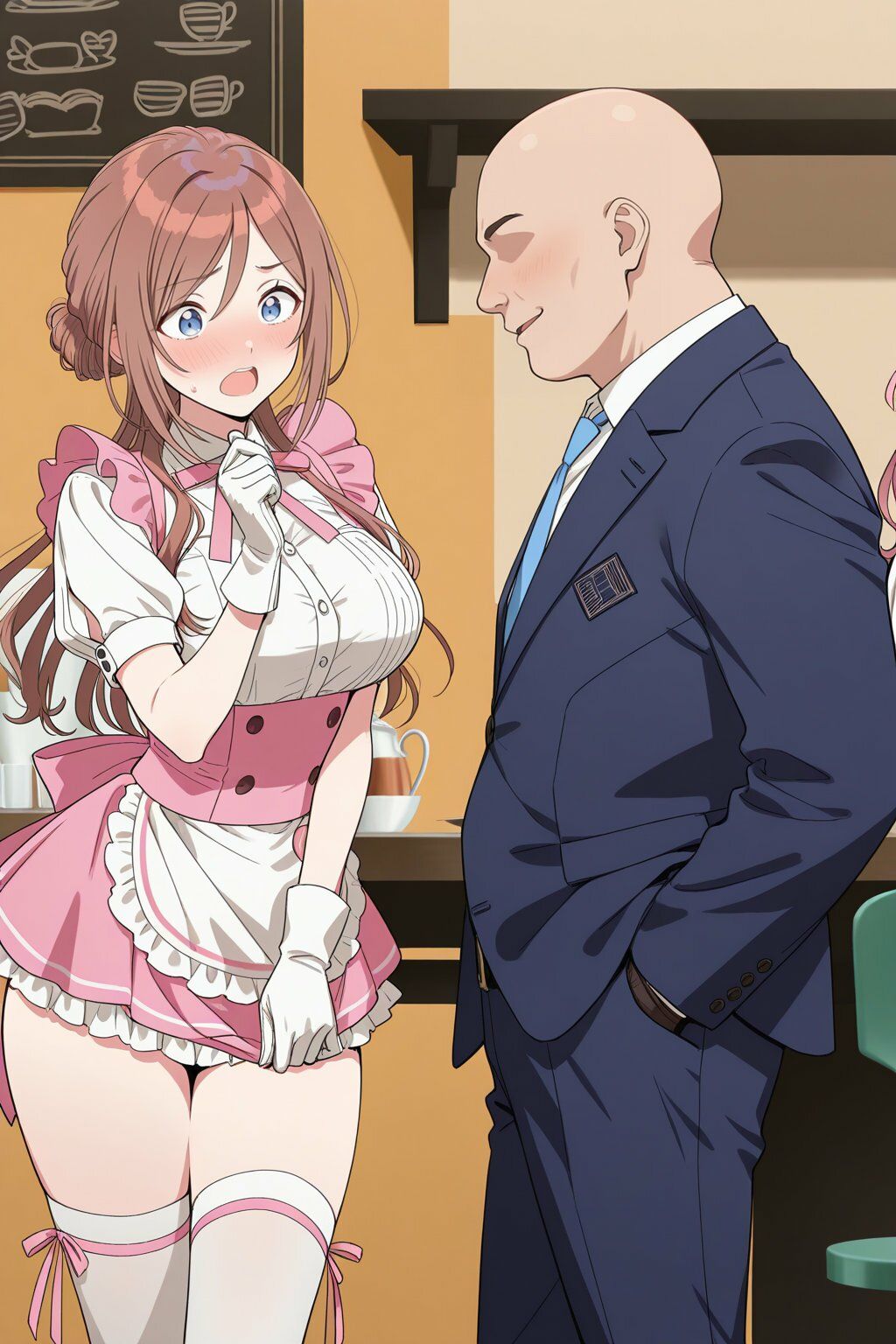 姫●莉波 ウェイトレスでキモおじ強●接待 画像2