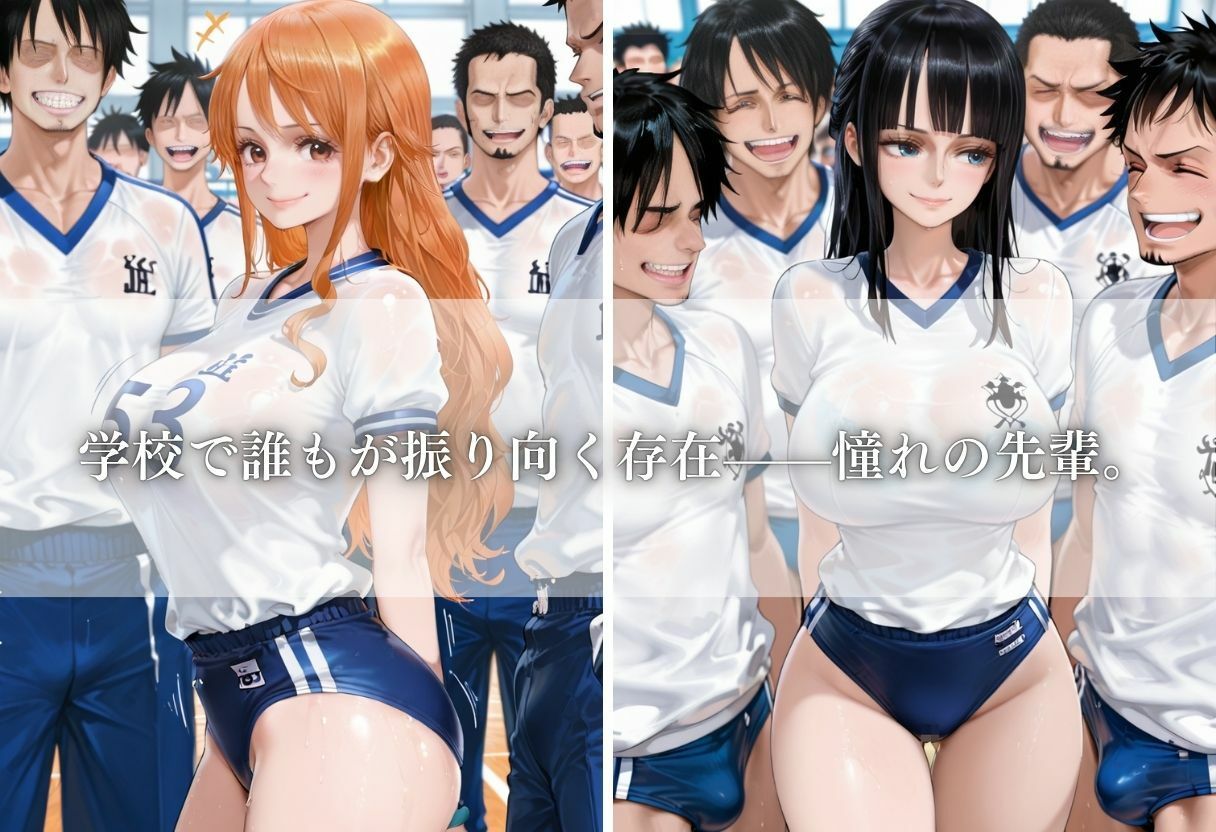 憧れの巨乳な先輩と乱れまくる話 画像1