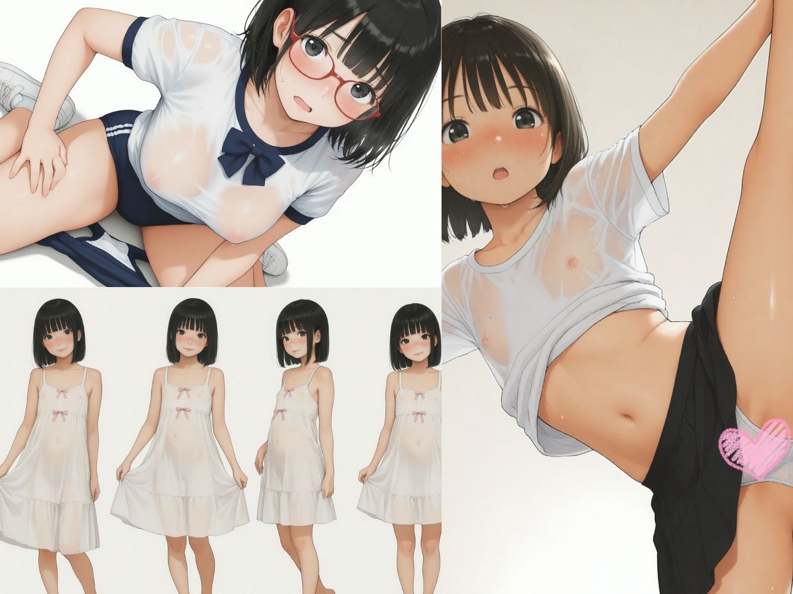 【アニメ＆CG】具材が透けてるTEENS撮影会4