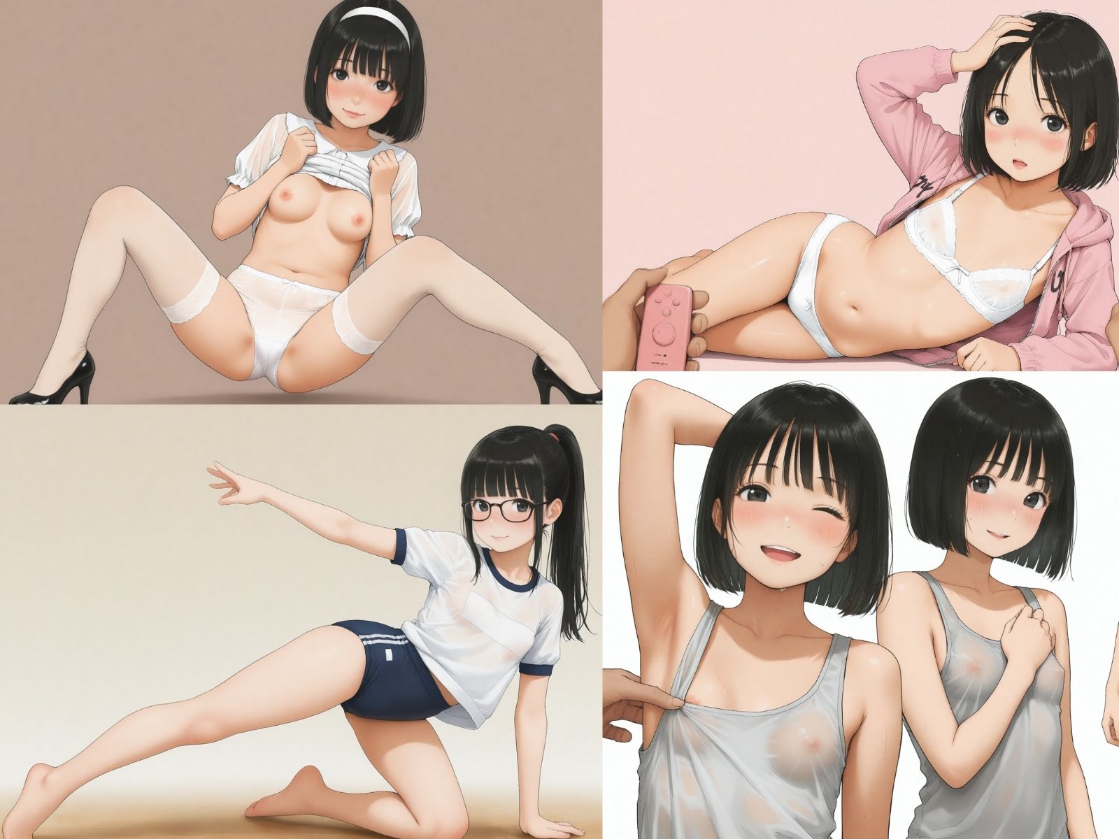 【アニメ＆CG】具材が透けてるTEENS撮影会7