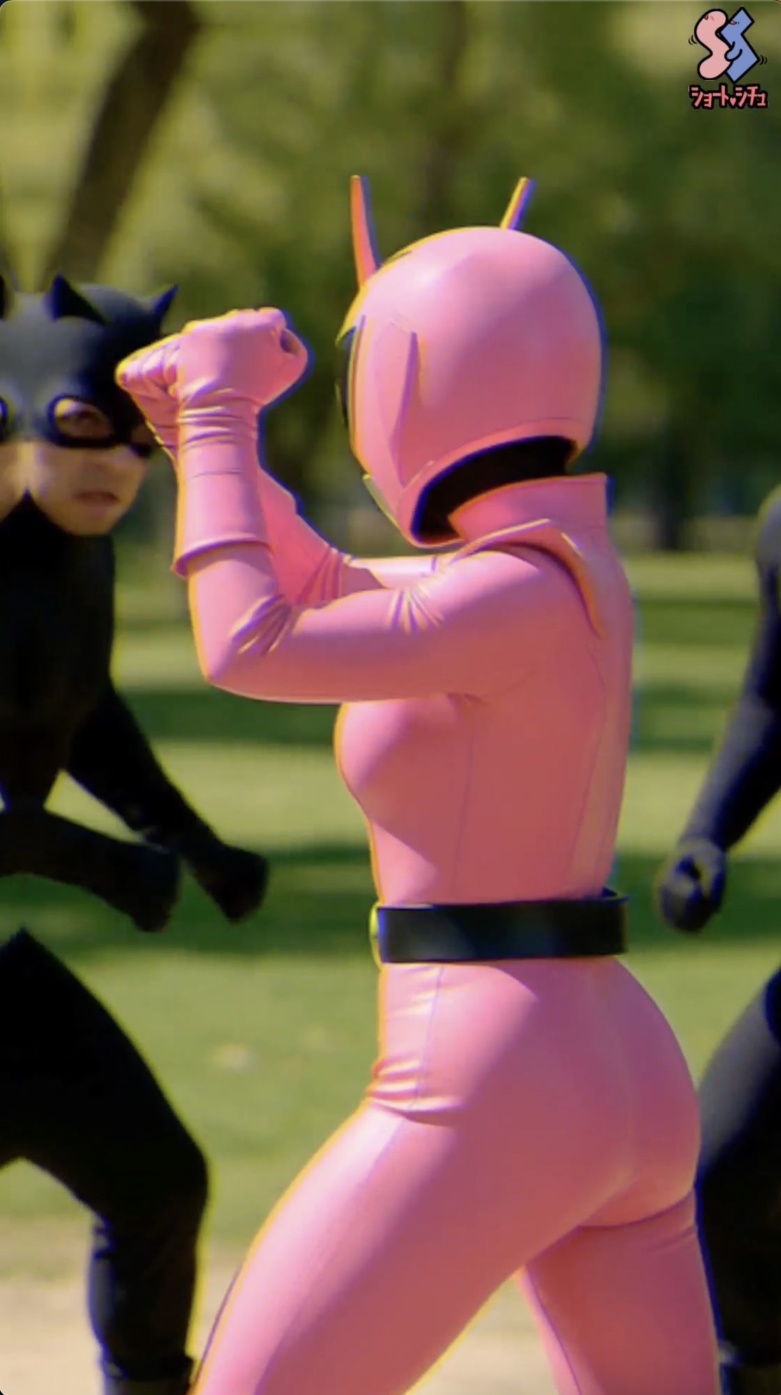 サンプル画像1:変身ヒロインを秘密基地でPART1(ショート・シチュ) [d_698718]