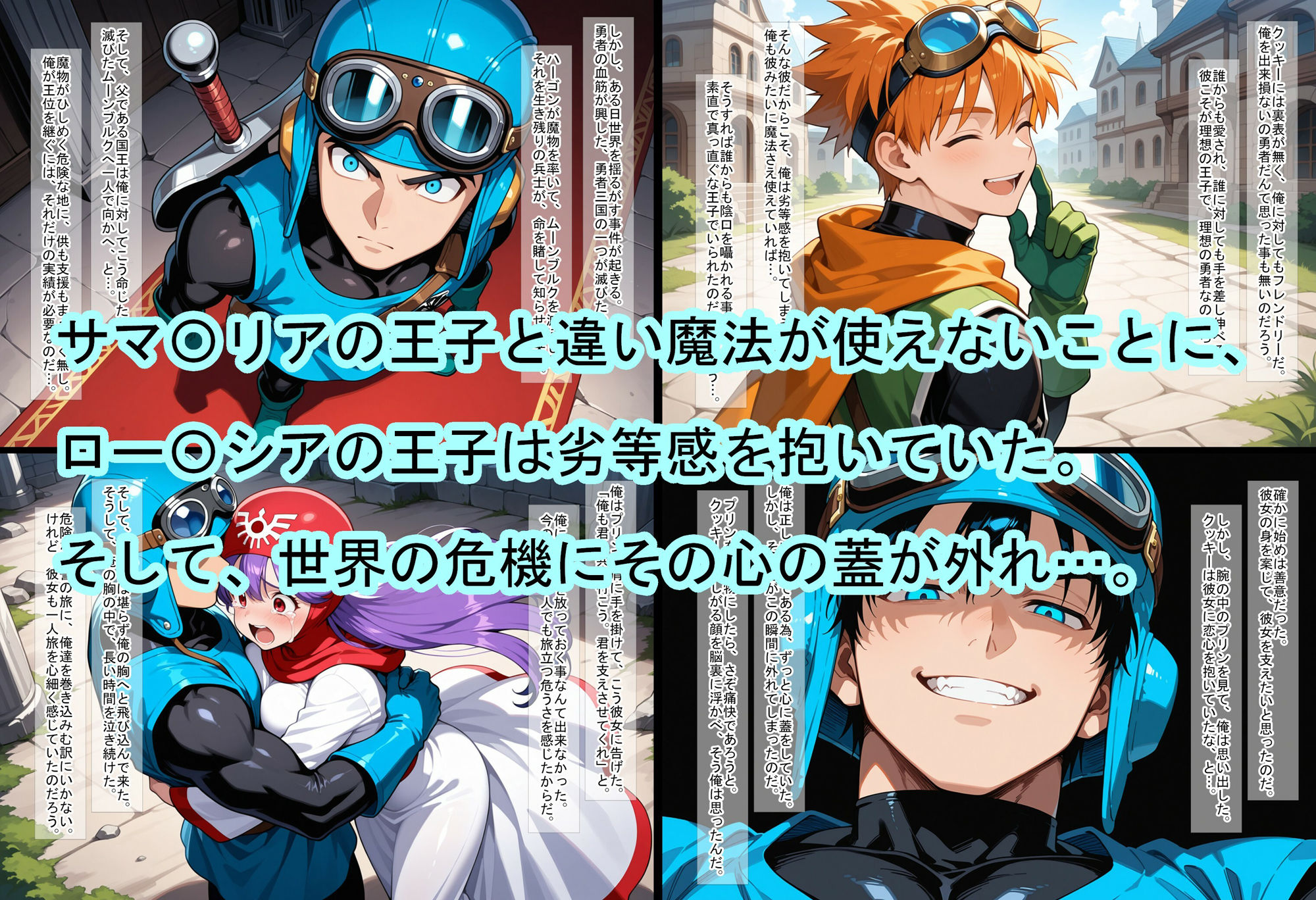 サンプル画像1:【ドラ〇エ2】ゆうべはおたのしみでしたね〜劣等感王子の王女堕とし〜(魔術師プロトン2D) [d_698739]