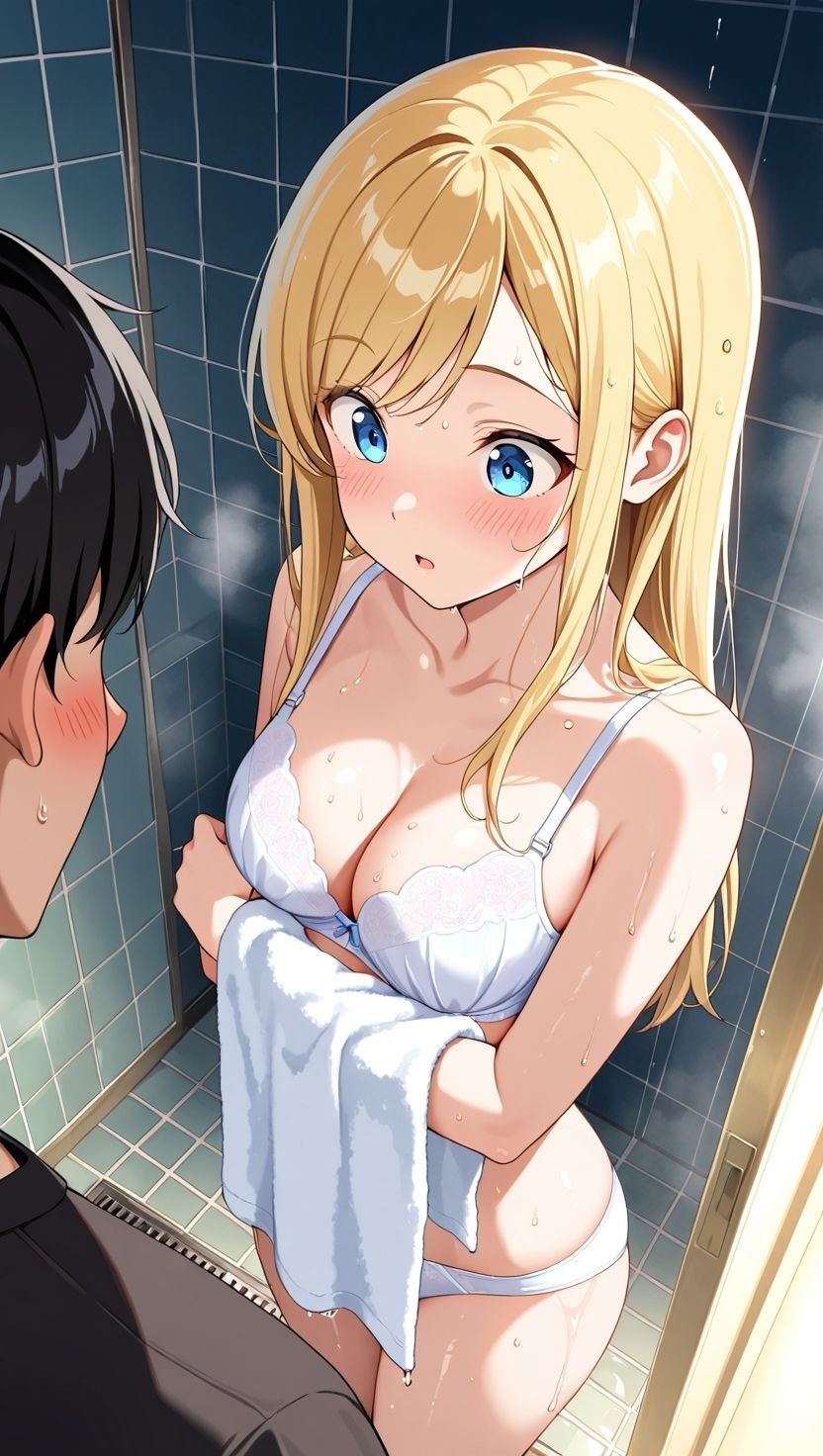 金髪ポニテ妹を3つの部屋で孕ませる夜 画像8