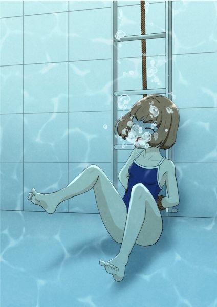 サンプル画像1:水中イラスト集(別の部屋) [d_698824]