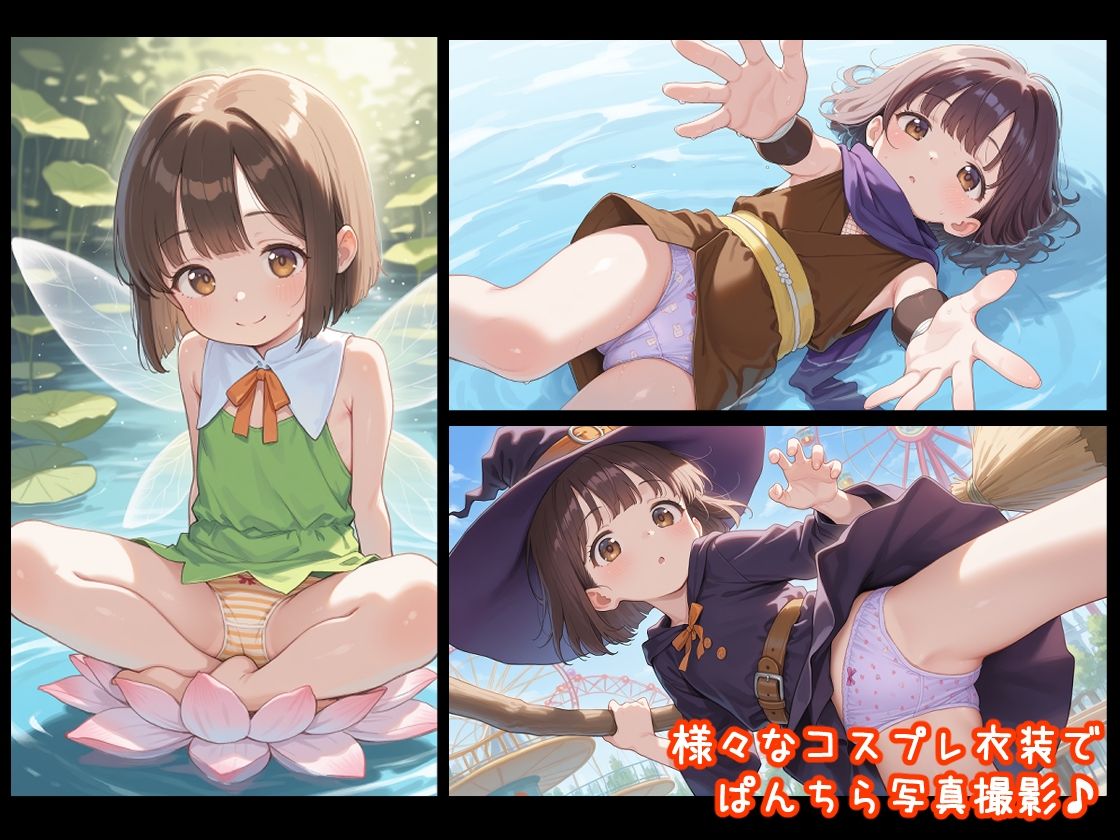 ロリぱんちら♪〜茶髪ロリちゃんのコスプレ撮影〜 エロ漫画3