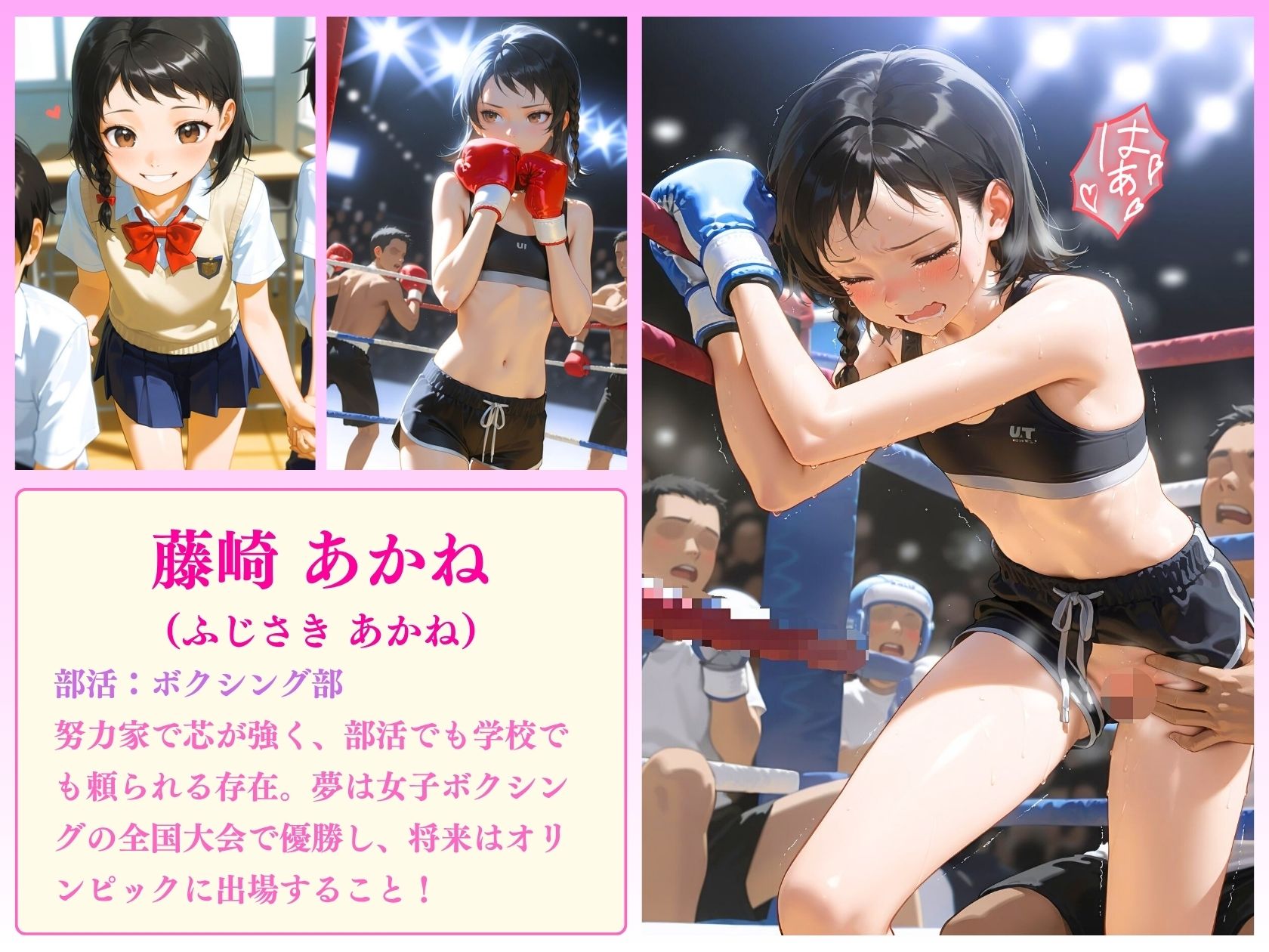 正義の拳完全敗北リングの上で拘束メス堕ち「まだ負けてないぃからぁん（ハート）」_2